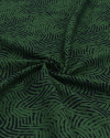 Tecido Viscose Estampa Digital Preto e Verde