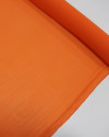 Tecido Crepe Chiffon Toque de Seda Micro Poá Laranja