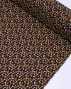 Tecido Viscose Pingos Sobrepostos Colorido e Marrom