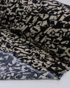 Tecido Viscose Arte Abstrata Bege e Preto
