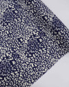 Tecido Viscose Animal Print Creme e Azul Marinho
