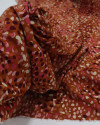 Tecido Viscose Poá Artístico Rosa, Roxo e Terracota