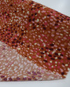 Tecido Viscose Poá Artístico Rosa, Roxo e Terracota