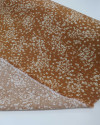 Tecido Viscose Micro Liberty Creme e Caramelo