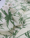 Tecido Viscose Palmeiras Verde e Creme