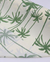 Tecido Viscose Palmeiras Verde e Creme