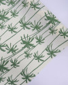 Tecido Viscose Palmeiras Verde e Creme