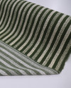 Tecido Viscose Listras Estampadas Creme e Verde