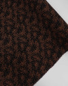 Tecido Viscose Micro Liberty Marrom e Preto