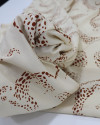 Tecido Viscose Estampa Leopardo Marrom e Bege