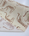 Tecido Viscose Estampa Leopardo Marrom e Bege