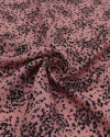 Tecido Viscose Micro Liberty Preto e Rosé Envelhecido