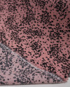 Tecido Viscose Micro Liberty Preto e Rosé Envelhecido