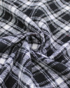 Tecido Flanela Mista Xadrez Triplo P/B