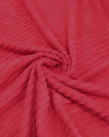 Tecido Veludo Cotelê Jumbo Vermelho Rubi