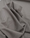 Tecido Crepe de Alfaiataria Italiano Micro Geométrico Tons Terrosos