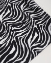 Tecido Crepe de Viscose Italiano Animal Print P/B