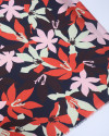 Tecido Crepe Silk Italiano Tapete Floral Abstrato Colorido