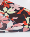 Tecido Crepe Silk Italiano Tapete Floral Abstrato Colorido