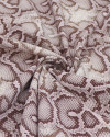 Tecido Microfibra de Alfaiataria com Elastano Italiano Animal Print Estonado Tons de Lilás