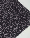 Tecido Crepe Koshibo Leve Italiano Micro Liberty Rosa Quartzo e Preto