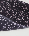 Tecido Crepe Koshibo Leve Italiano Micro Liberty Rosa Quartzo e Preto