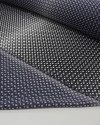 Tecido Crepe Chiffon Micro Geométrico Degradê P/B