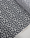 Tecido Crepe Silk Corações P/B