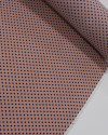 Tecido Crepe Bubble Micro Poá Azul Marinho e Rosé