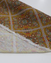 Tecido Viscose Italiano Estampa Boho em Recortes Colorido e Caramelo