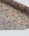 Tecido Crepe Chiffon Italiano Estampa Paisley Tons Terrosos