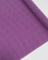 Tecido Crepe de Viscose Italiano Micro Geométrico Offwhite, Azul e Fúccia