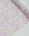 Tecido Crepe Chiffon Texturizado Italiano Micro Liberty Sobreposto Colorido e Branco