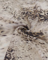 Tecido Cambraia de Poliamida Italiano Animal Print Clássico Estonado