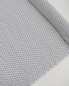 Tecido Viscose Italiano Micro Formas Geométricas P/B