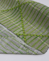 Tecido Viscose Texturizada Bambuzal Geométrico Tons de Verde