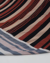 Tecido Viscose Multi Barrado Bege, Marrom e Preto