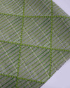 Tecido Viscose Texturizada Bambuzal Geométrico Tons de Verde