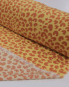 Tecido Viscose Animal Print Argila e Amarelo