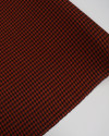 Tecido Viscose Texturizada Pied Poule Preto e Telha