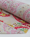 Tecido Viscose Texturizada Cashmere de Flores Colorido