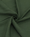 Tecido Viscose Texturizada Micro Poá Preto e Verde Militar