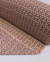 Tecido Crepe Chiffon Grosso Estampa Multi Geométrica Marrom, Rosa e Bege