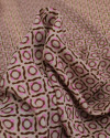 Tecido Crepe Chiffon Grosso Estampa Multi Geométrica Marrom, Rosa e Bege