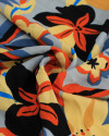Tecido Crepe Koshibo Estampa Havaiana Colorido