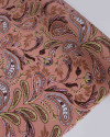 Tecido Viscose Texturizada Macro Ramos em Cashmere Tons Neutros