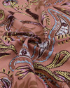 Tecido Viscose Texturizada Macro Ramos em Cashmere Tons Neutros