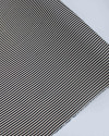 Tecido Viscose Listrado Preto e Creme