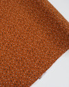 Tecido Viscose Flores Branco, Preto e Caramelo