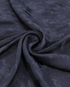 Tecido Viscose Texturizada Brocado Camuflado Tons de Preto